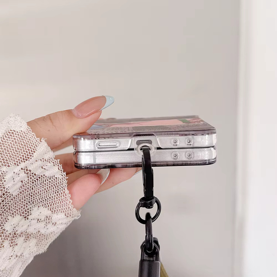 Handyhülle im One Piece Anime Design für Samsung Galaxy Z Flip 7, Z Flip 6 und Z Flip 5, Harte PC-Rückseite, Multicolor - Bild 2