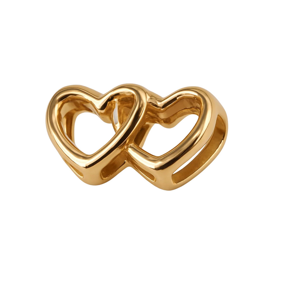 Heideman Charm Doppelherz, Gold, Unisex - Bild 1