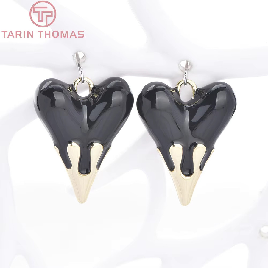 TARIN THOMAS Anhänger, Herzförmig, Messing, Gold, Unisex - Bild 3