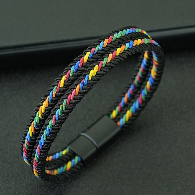 diffone Armband, ethnisch, bunt, Herren - Bild 1