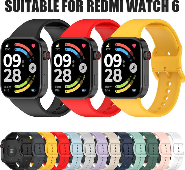 Xiaomi Uhrenarmband, Silikon, Bunt, Unisex - Bild 1