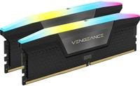 Corsair Vengeance RGB DDR5 RAM Kit 32 GB 2 x 16 GB 6200 MHz Schwarz - Bild 1