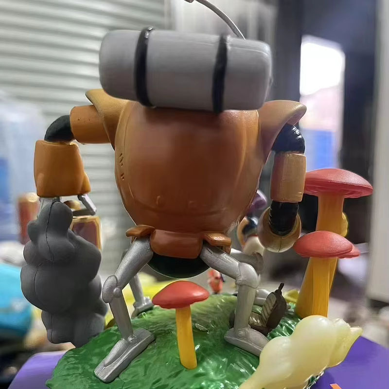 Bandai Dragon Ball Anime Actionfigur Son Goku vs. Roboter PVC Statue Mehrfarbig - Bild 2