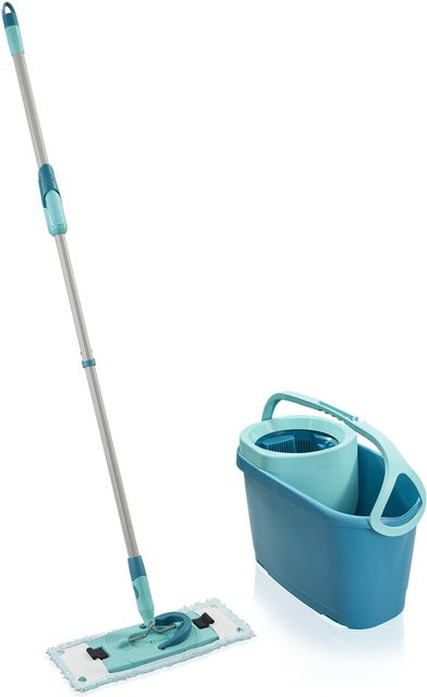 Leifheit Bodenwischer-Set Clean Twist M Ergo mit Eimer und Schleuder, Türkis, B/L: 27,5 x 47 cm, 6 l - Bild 1