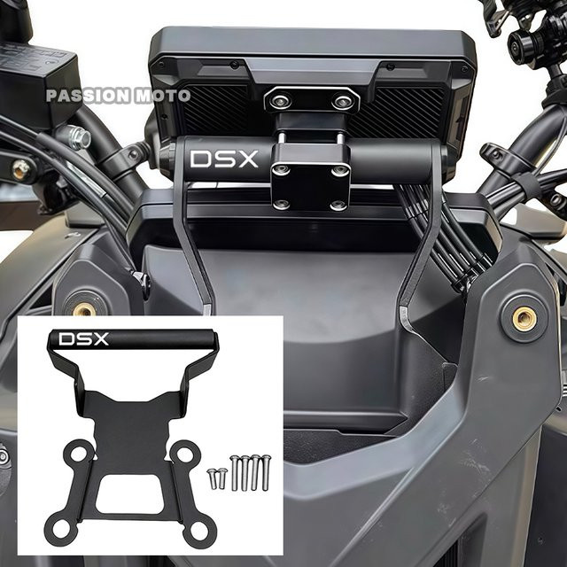 Fastcozy Lenkerverlängerung mit GPS-Navigationshalterung für VOGE Valico 625 525 DSX Motorrad in Schwarz - Bild 1