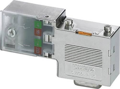 Phoenix Contact 2313698 Sensor-Aktor-Datensteckverbinder Stecker gewinkelt, 9-polig, Farbe: Silber - Bild 1