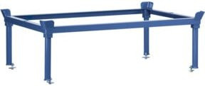 Fetra Aufsetzrahmen 22919 für Paletten-Fahrgestell in Blau aus Stahl, Höhe: 37,0 cm und 65,2 cm - Bild 1