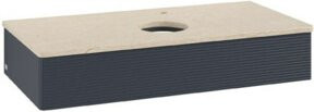 V&B Waschtischunterschrank Antao mit Frontstruktur, lackiert, B/T/H: 100 x 50 x 19 cm - Bild 1