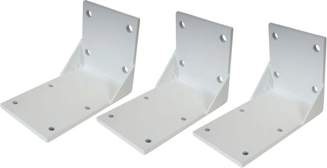 MCW 3er-Set Deckenadapter für Kassetten-Markise H124 zur Deckenmontage aus Stahl in Weiß - Bild 1
