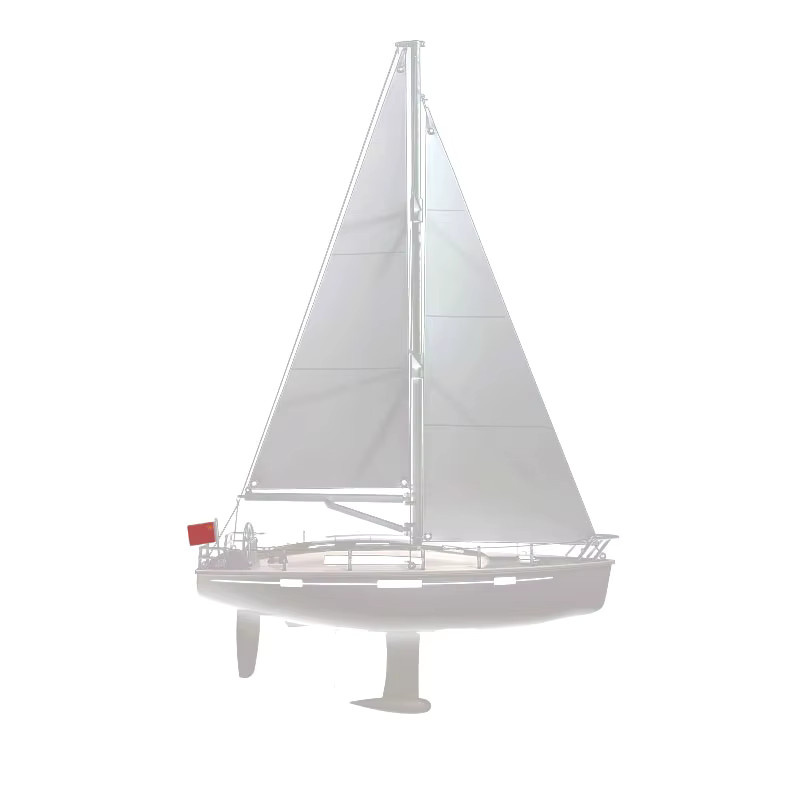 Goni Segelschiff Modell Kit, DIY, Fischerboot Modell Kit, Weiß - Bild 4