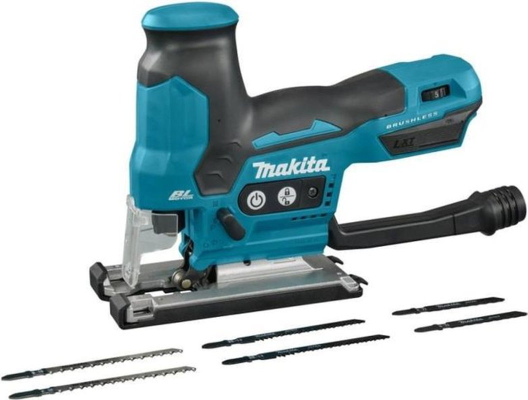 Makita Akku-Pendelhubstichsäge DJV185Z 18V in Schwarz und Petrol ohne Akku - Bild 3