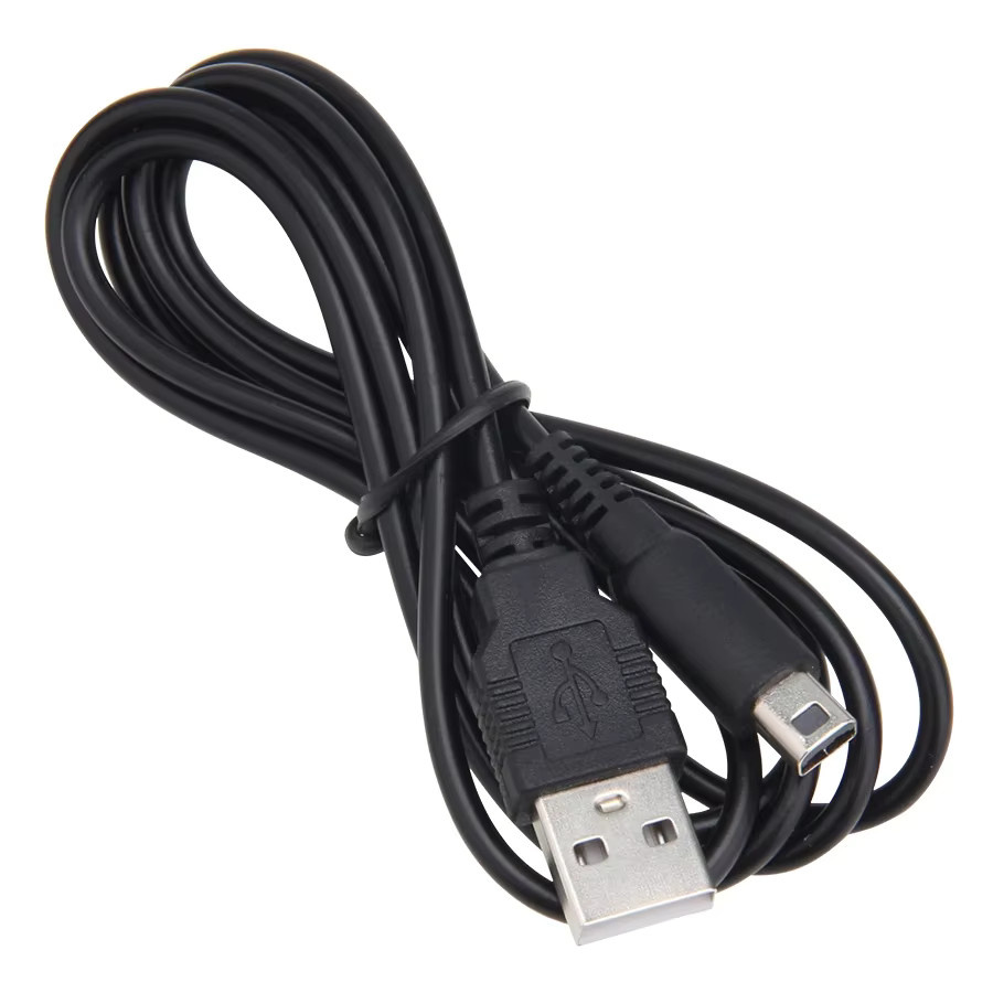 10 Stück DSi USB-Ladekabel und Daten-Sync-Kabel für Nintendo DSi, 3DS, 2DS XL/LL in Schwarz, Länge: 1,2 m - Bild 4
