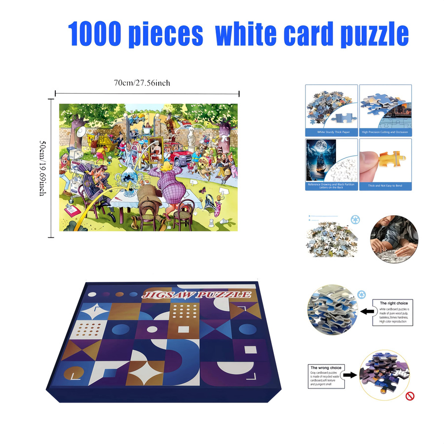 AZNM DIY-Puzzle, Bunt / Mehrfarbig, Pappe / Karton - Bild 2