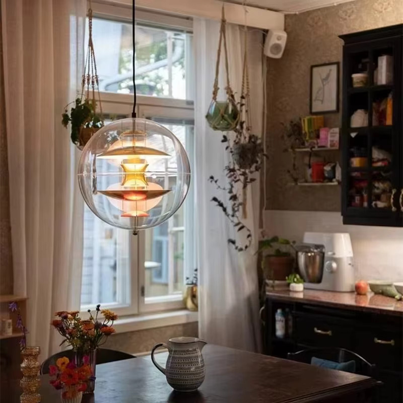TAONUANSHU Nordische Acryl-Pendelleuchte in Ringform für Wohnzimmer und Schlafzimmer, erhältlich in Weiß, Gold oder Silber - Bild 4