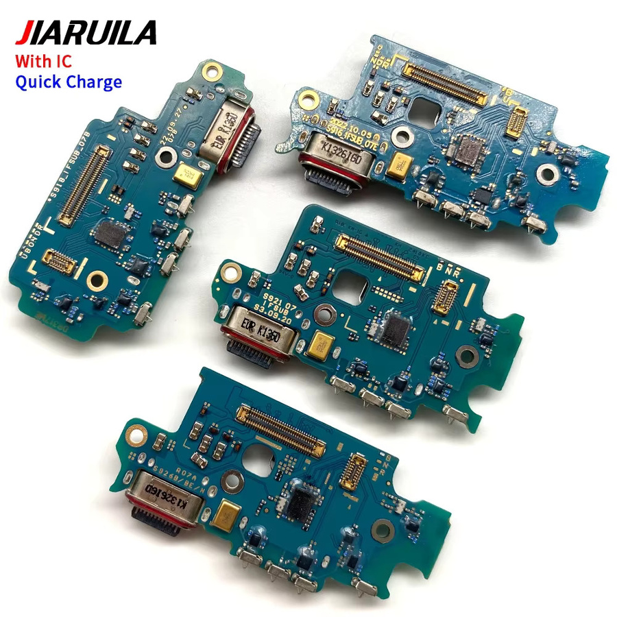 Samsung USB-C Ladeport Flexkabel als Ersatz-Ladeboard für S23 Plus, S23 Ultra, S911B, S916B, S918B, S911U, S916U, S918U in Blau - Bild 3