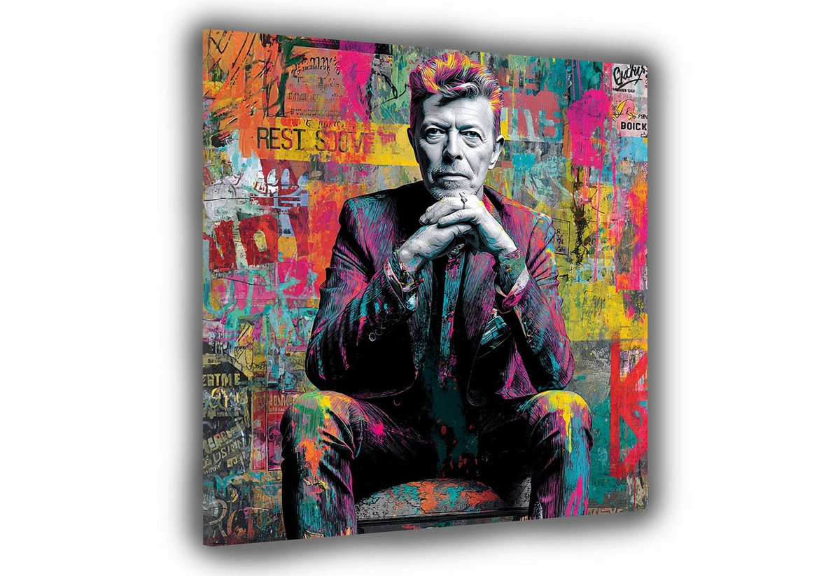 Artedinoi Pop Art Star Porträt Leinwandbild XL, farbig - Bild 1
