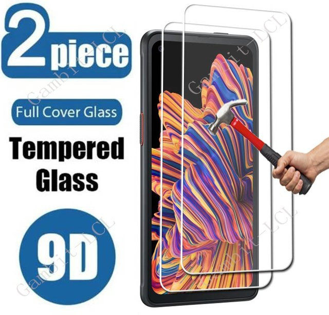 2er-Set gehärtetes Glas als Displayschutz für Samsung Galaxy Xcover Pro, Xcover5, Xcover6, Xcover7, Xcover4S in Transparent - Bild 1