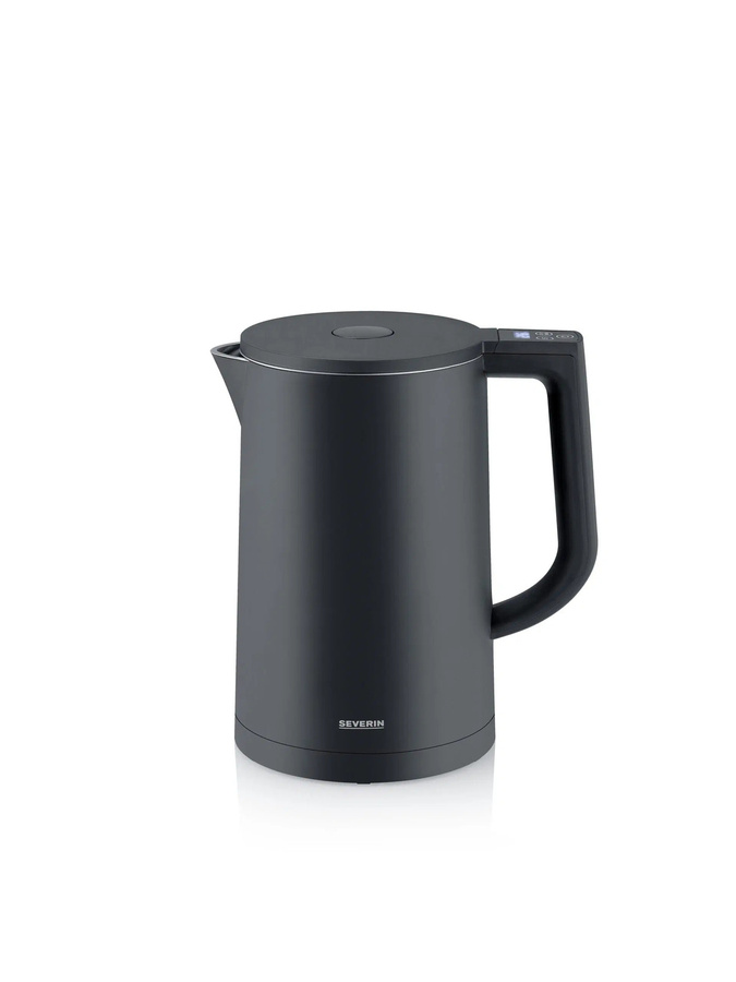 Severin Wasserkocher WK 3483 Cool-Touch in Schwarz und Silber mit 1,7 l Fassungsvermögen - Bild 4