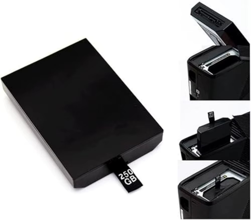 Gryan HDD-Internes Gehäuse für Xbox 360 Slim in Schwarz - Bild 4