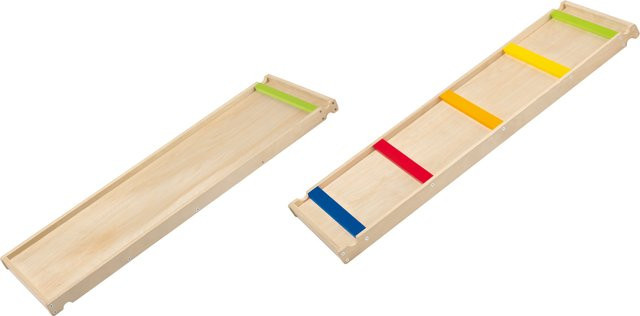 PLAYTIVE 2in1 Kletterleiter und Rutsche aus Birkensperrholz, B/T/H: 118 x 40 x 40 cm - Bild 1