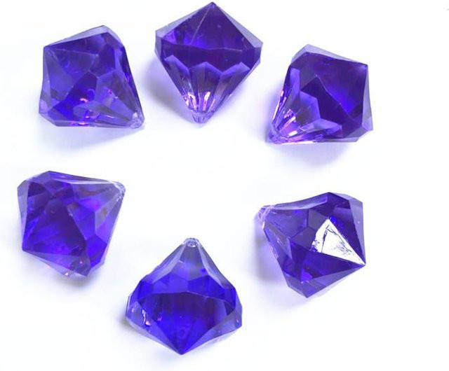 Binchi Schachfigur Spielsteine, Acryl Kristall Diamant, 10-teiliges Set - Bild 1