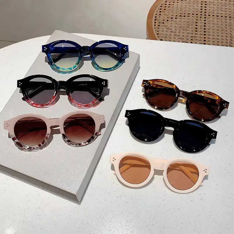 Auecmoi Sonnenbrille, rund, Vollrand, Kunststoff, Unisex, zweifarbig - Bild 3