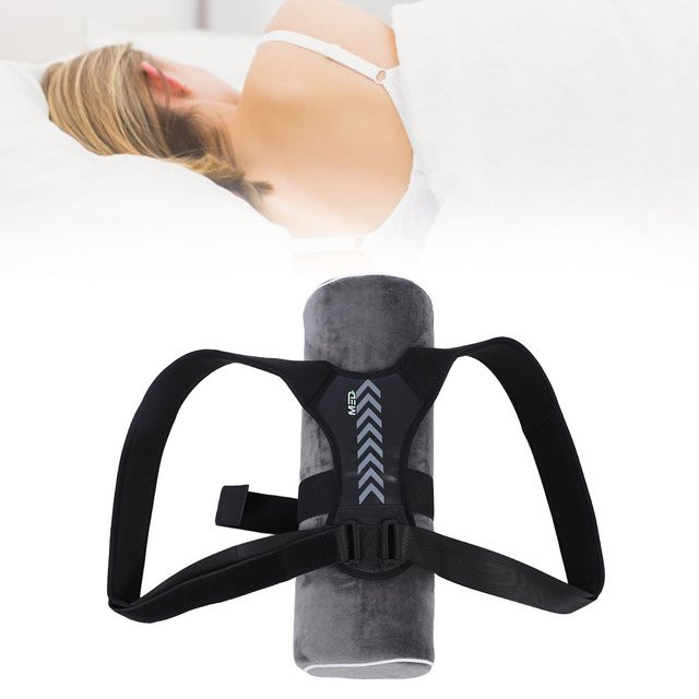 Ergonomisches Seitenschläferkissen von TMISHION aus Memory Foam in Grau zur Unterstützung der Wirbelsäule und gegen Schnarchen - Bild 1