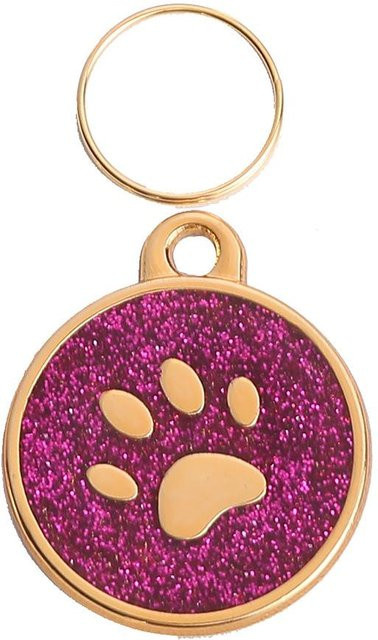 Hundemarke Anhänger, rose rot, Unisex - Bild 1