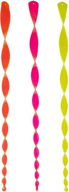 Sunny Garden Windspirale aus Kunststoff in Neonfarben, Durchmesser: 70 cm, Breite: 3 cm - Bild 1