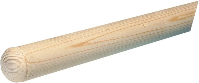 Dieda Handlauf aus Fichte Massivholz in Braun und Beige, Rund, Durchmesser: 5,2 cm, Länge: 150 cm - Bild 1