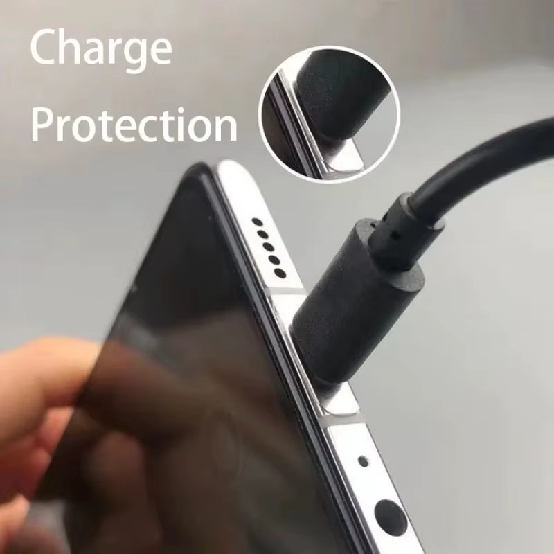 Leuchtende Schutzfolie für Ladeanschlüsse von Telefonen und Tablets, universell für iOS, USB-C und Micro-USB, transparent, 5 bis 20 Stück - Bild 2