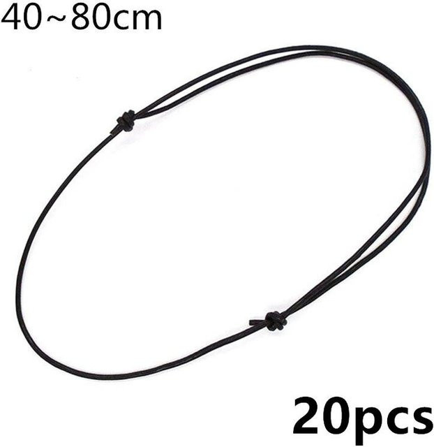 Binchi Outdoor Product Halskette, Leder, Schwarz, Unisex, 40-80 cm - Bild 1