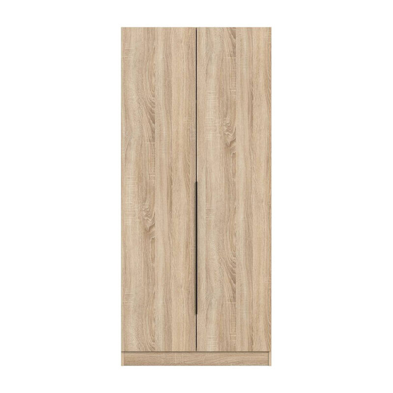 Kleiderschrank KOPENHAGEN von xonox.home in Eiche Sonoma Nachbildung, Farbe Braun/Beige, B/H/T: 80 x 180 x 52 cm - Bild 4