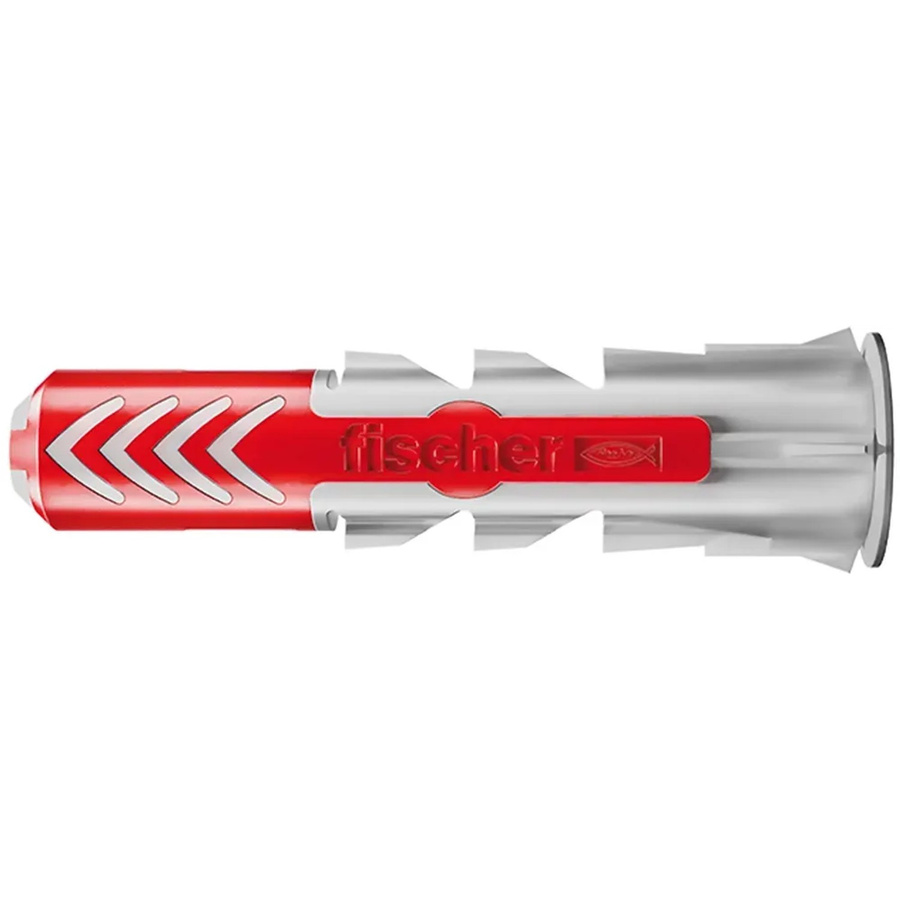 Fischer DUOPOWER Universaldübel aus Nylon, Durchmesser: 12 mm, Länge: 60 mm, 25 Stück, grau/rot - Bild 4