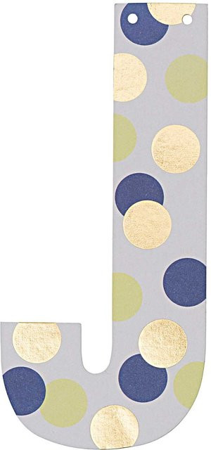 Rico Design Buchstabe J für Girlande aus Papier, Höhe: 14 cm - Bild 1