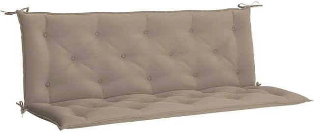 vidaXL Gartenbank-Auflage aus Oxford-Gewebe in Taupe, B/T/H: 150 x 50 x 7 cm - Bild 1