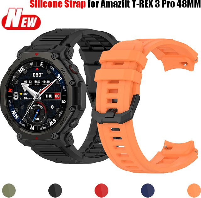Huami Uhrenarmband Silikon, Amazfit T-REX 3 Pro, Unisex - Bild 1