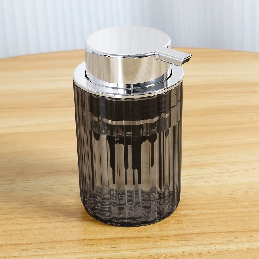 Willstar Nachfüllbare Schaumpumpenflasche in Silber für Seifenspender, Shampoo und Duschgel, 350 ml - Bild 2