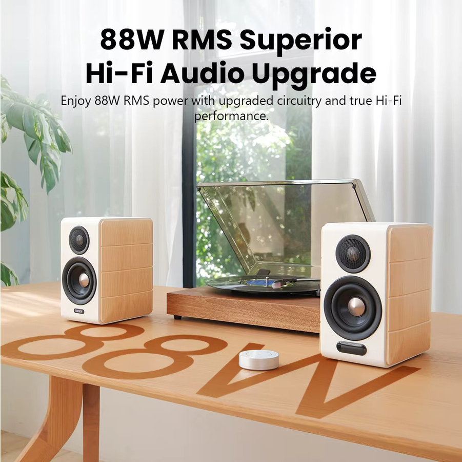 Edifier S880DB MKII 2.0 Aktive Hi-Fi-Lautsprecher in Weiß mit Hi-Res Audio, Bluetooth 5.3, LDAC und 44Wx2 RMS - Bild 2