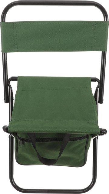 Tragbarer Klappstuhl für den Außenbereich von Binchi Outdoor Product in Grün und Grau mit Aufbewahrungstasche und Metallgestell - Bild 1