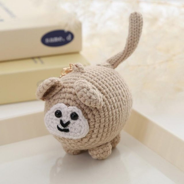 Linyi toy Schlüsselanhänger, Hunde, beige, Unisex - Bild 1
