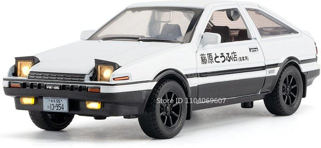 Linyi toy car Ae86 Oldtimer, Spielzeugmodell, 1:30, Metall, Licht und Sound, ab 14 Jahren - Bild 1
