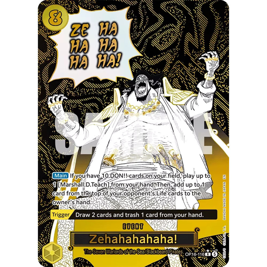 Bandai One Piece Marshall·D·Teach OP16-116 Sammelkarten, Piraten - Bild 2