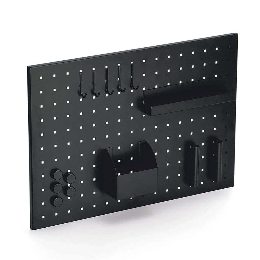 Zeller Memoboard aus Metall mit Utensilien in Schwarz B: 50 cm, H: 35 cm, T: 1,5 cm - Bild 2
