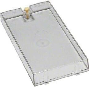 Hager Plombierhaube U84A für NH00-Elemente im NAR, transparent/weiß - Bild 1