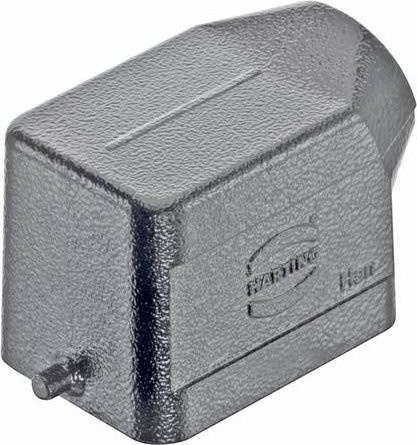 HARTING Tüllengehäuse 19 30 706 1540 in Schwarz und Silber aus Aluminium - Bild 1
