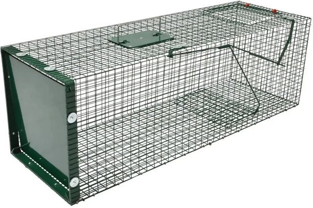 Moorland Safe 5002 Lebendfalle mit 1 Eingang in Dunkelgrün, B/T/H: 30 x 30 x 90 cm - Bild 1