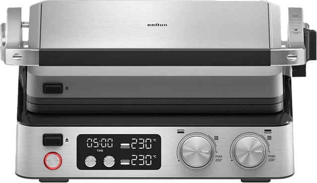 Braun MultiGrill 7 CG7044 Kontaktgrill aus Edelstahl in Silber mit herausnehmbaren Platten - Bild 1