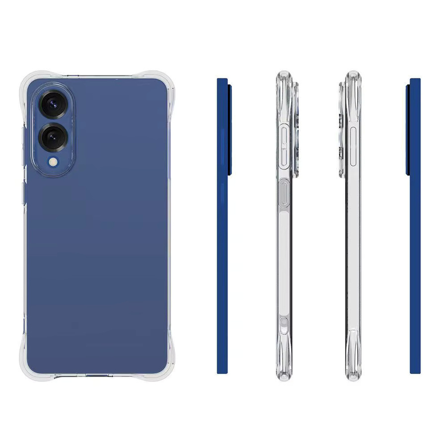 Stoßfeste transparente Silikonhülle für Samsung Galaxy S25 Edge und Samsung S25 Slim - Bild 2