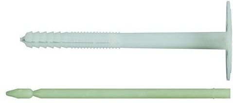 Fischer DIPK Schlagdübel aus Nylon in Weiß, Durchmesser: 10 mm, Länge: 170 mm, 200 Stück - Bild 1